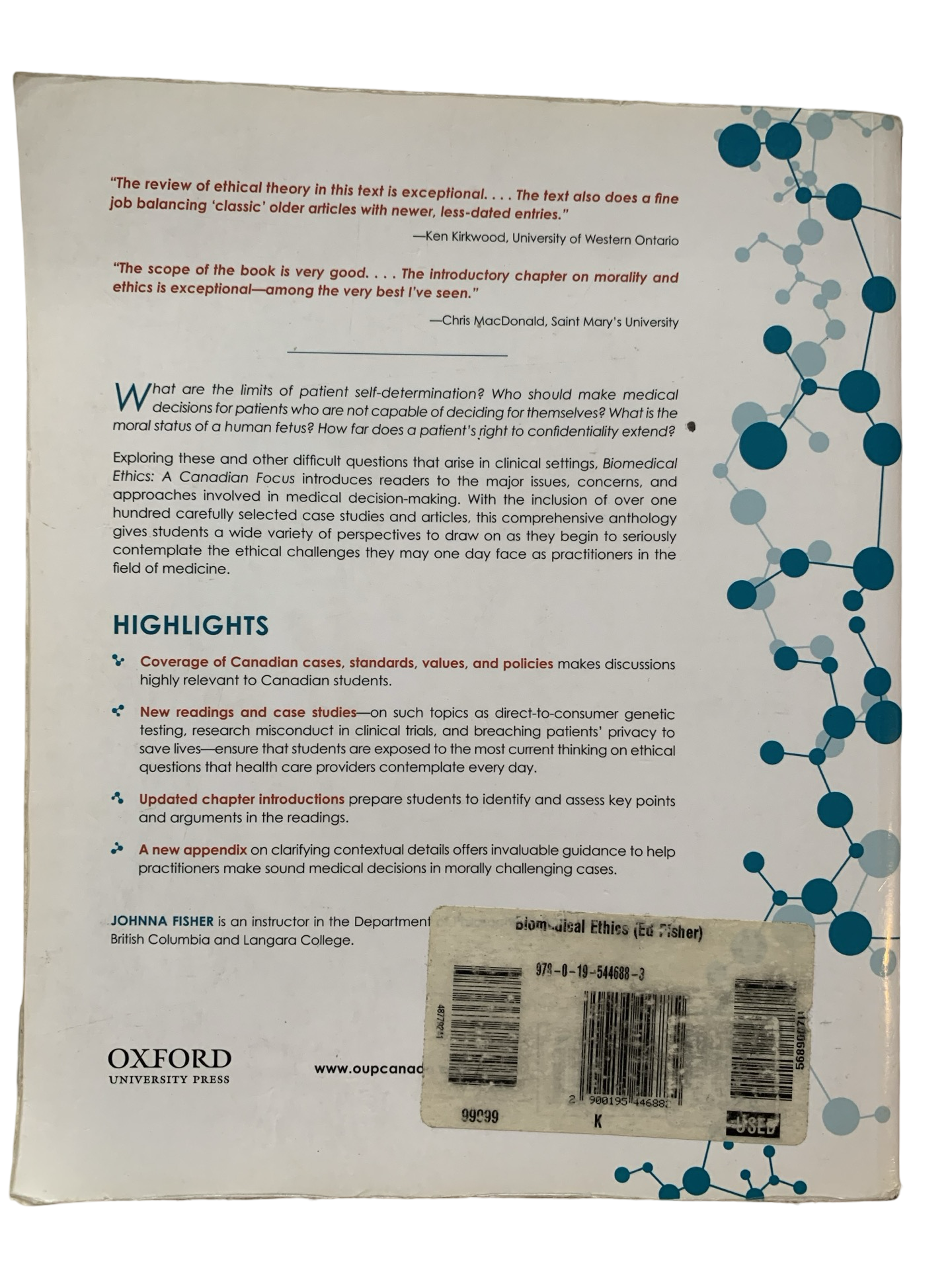 Biomedical Ethics A Canadian Focus