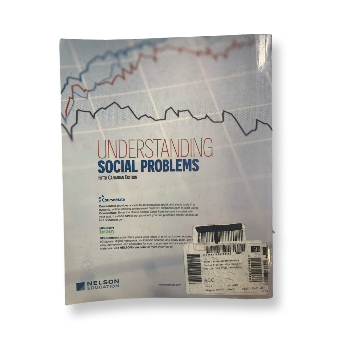 Understanding Social Problems Fifth Canadian Edition