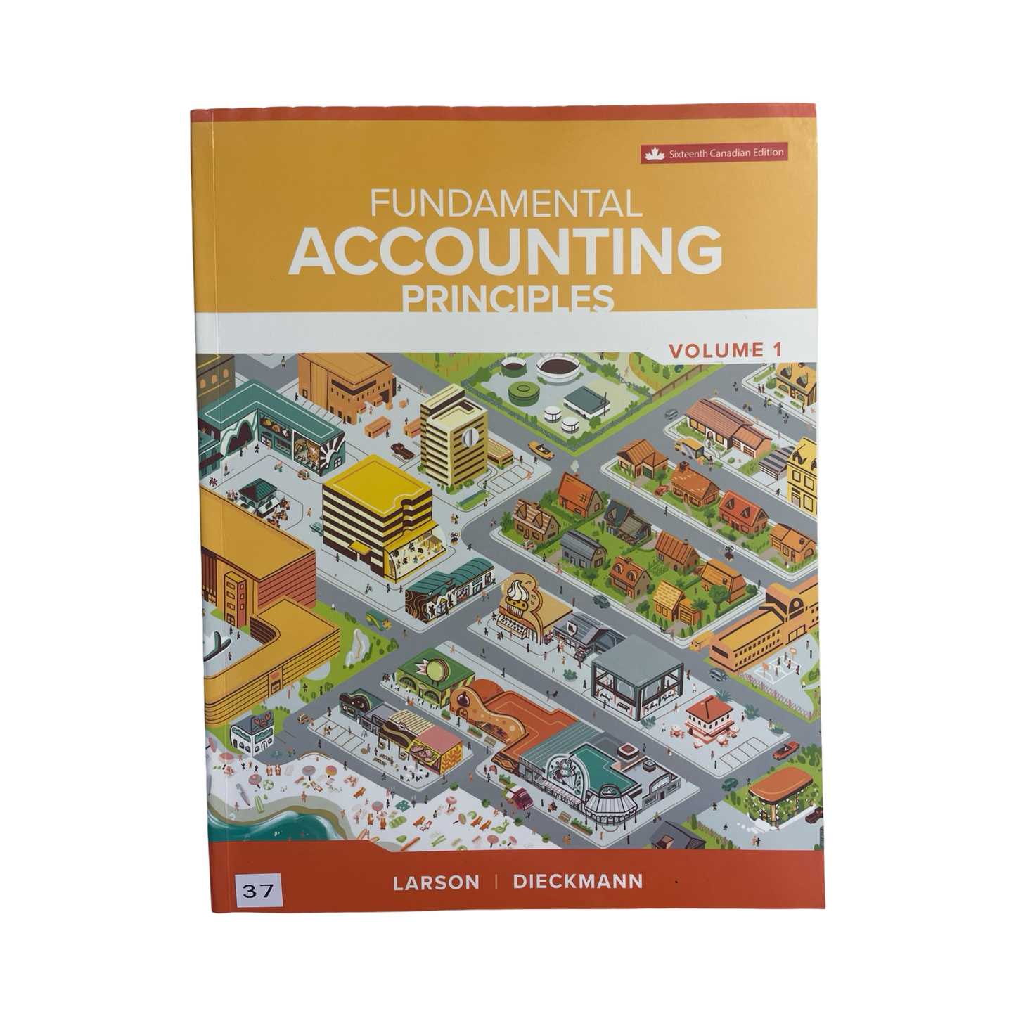 Fundamental Accounting Principles Volume 1 16th Canadian Edition.