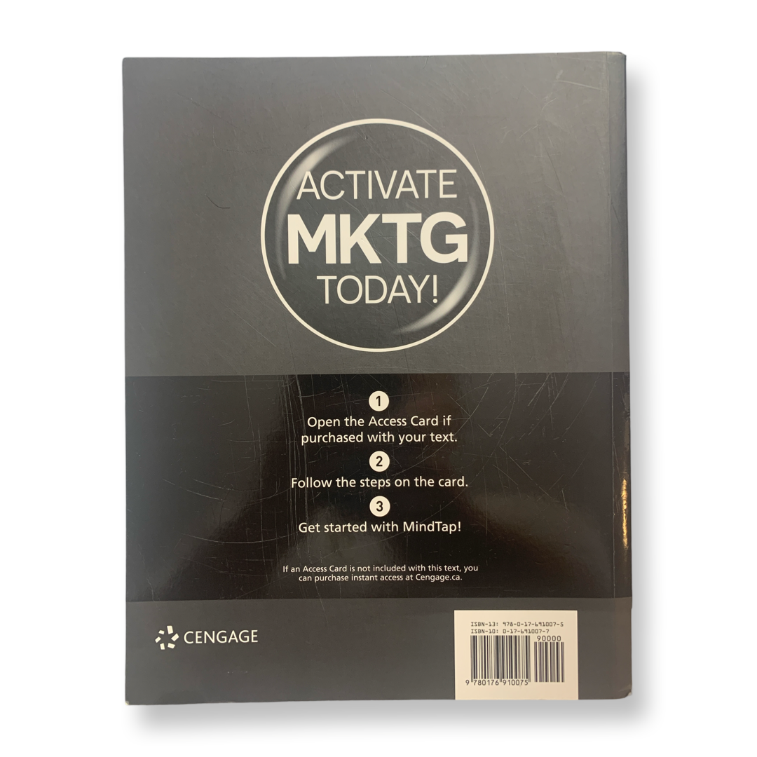 Principles of Marketing Fifth Canadian Edition