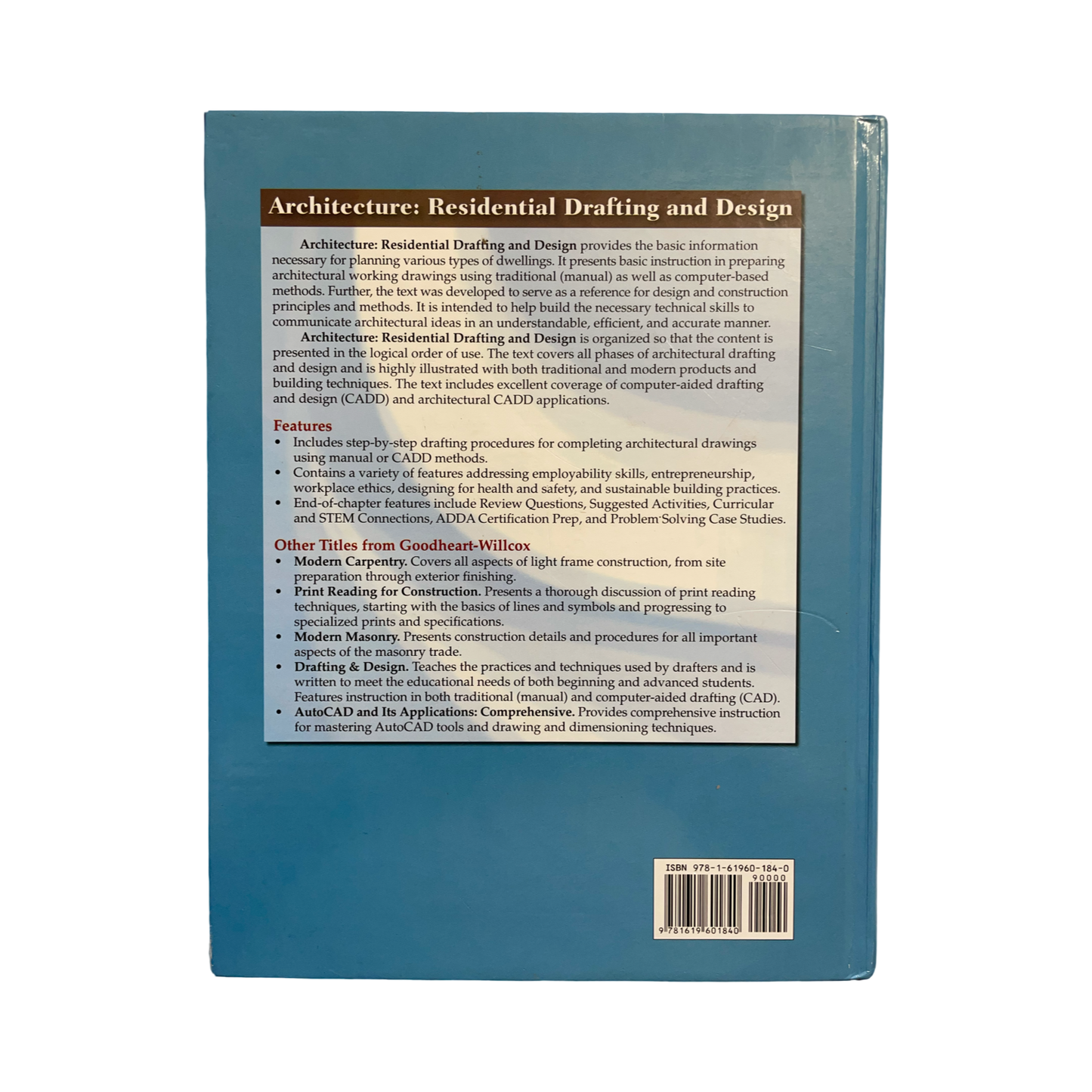 Architecture Residential Drafting and Design 11th edition