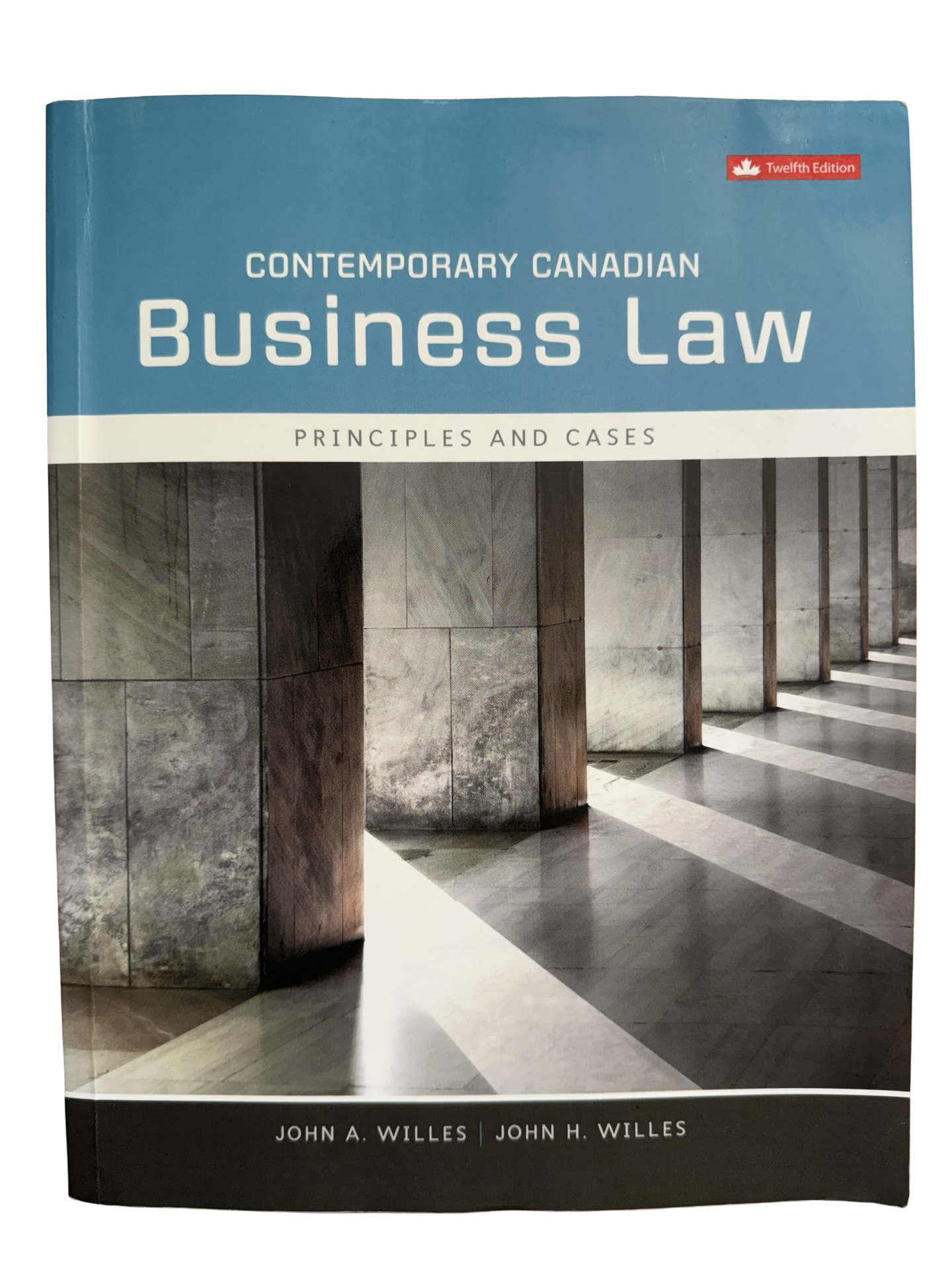 CONTEMPORARY CANADIAN BUSINESS LAW Twelfth Edition