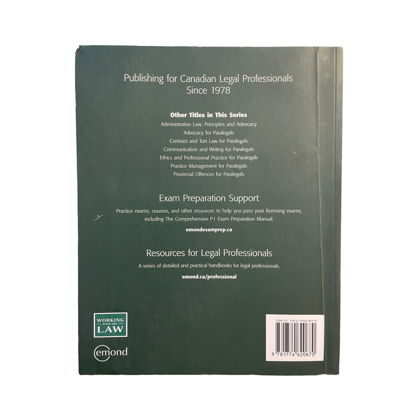 Employment law for Paralegals Second Edition