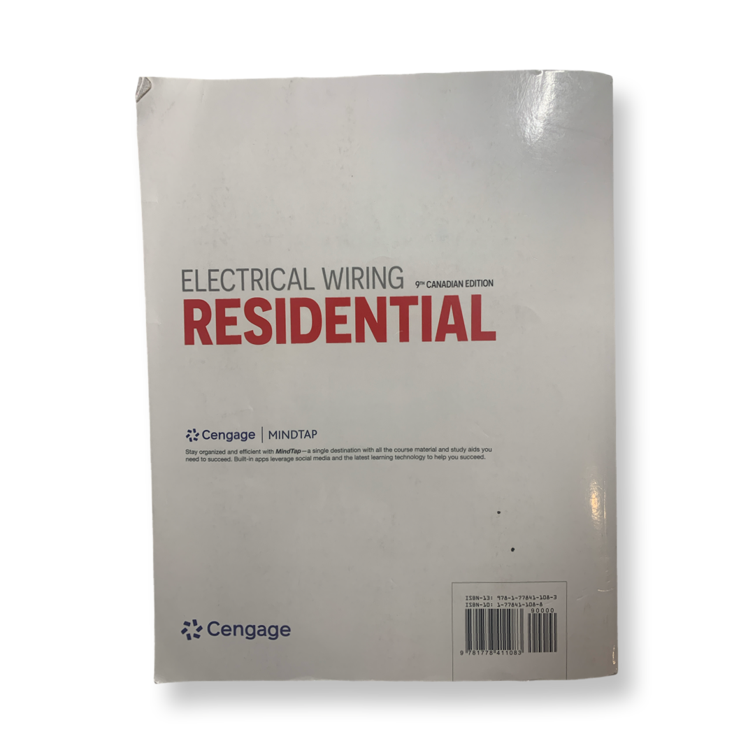 Electrical Wiring Residential 9th Canadian edition