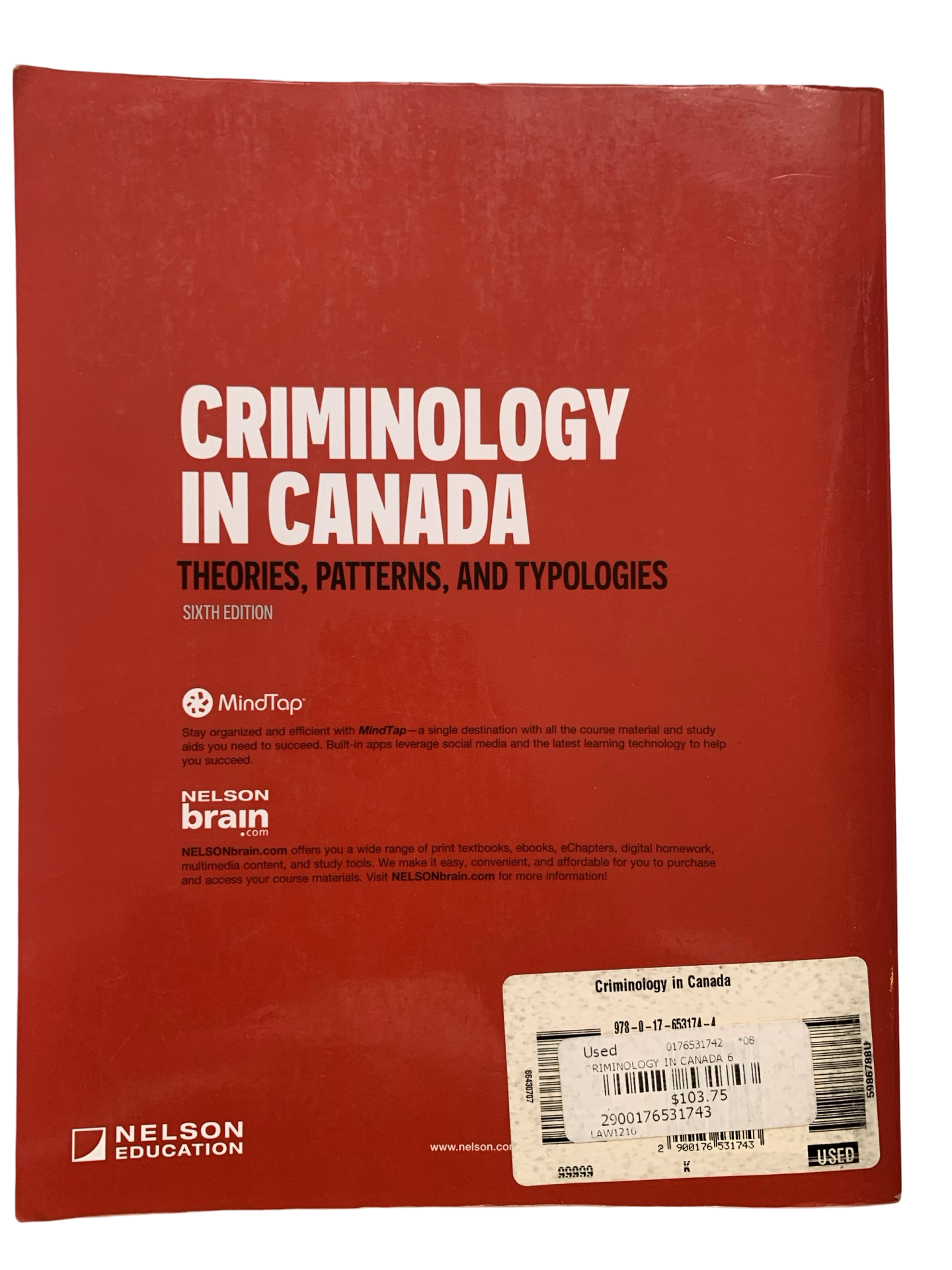 Criminology in Canada