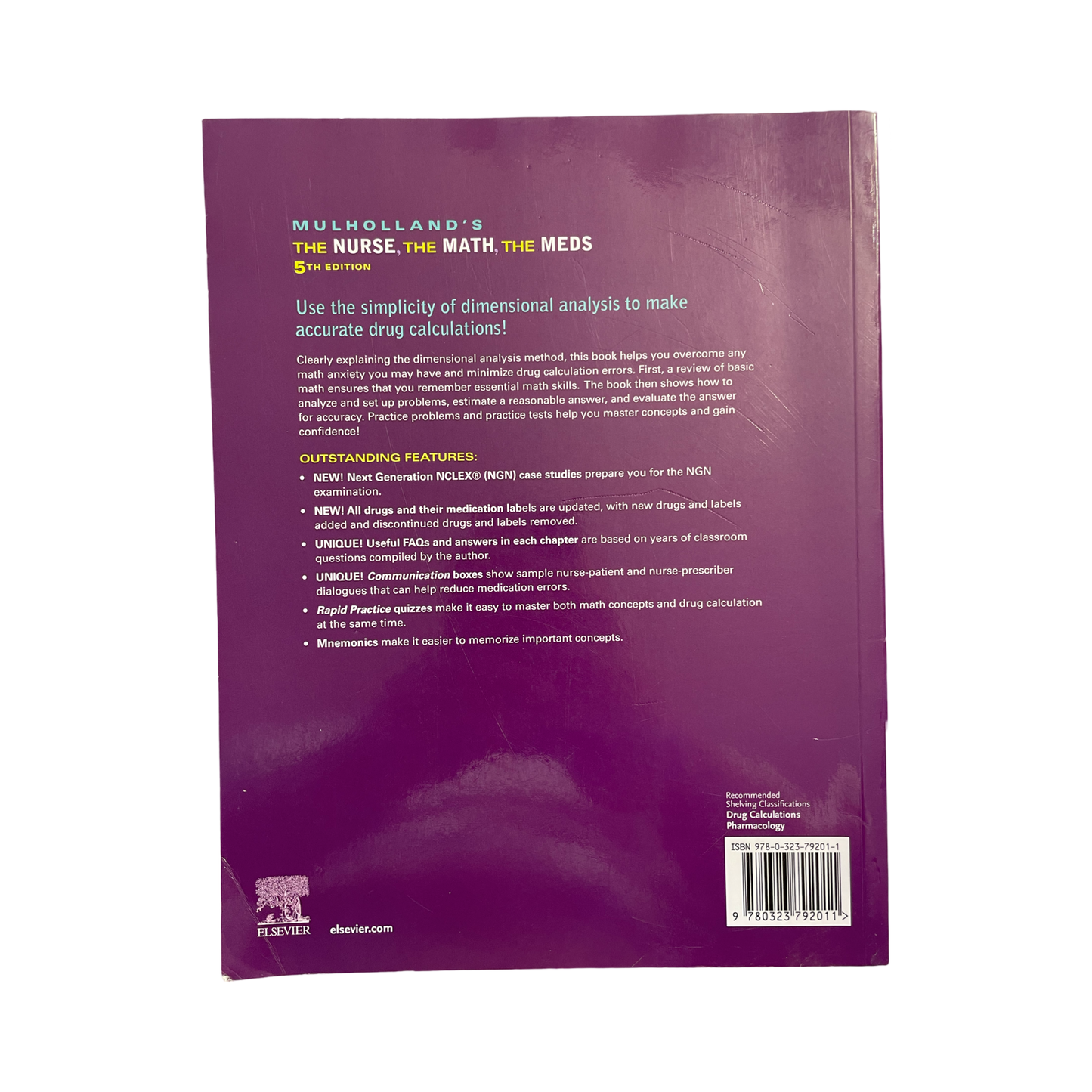 The Nurse,the Math,the meds 5th edition