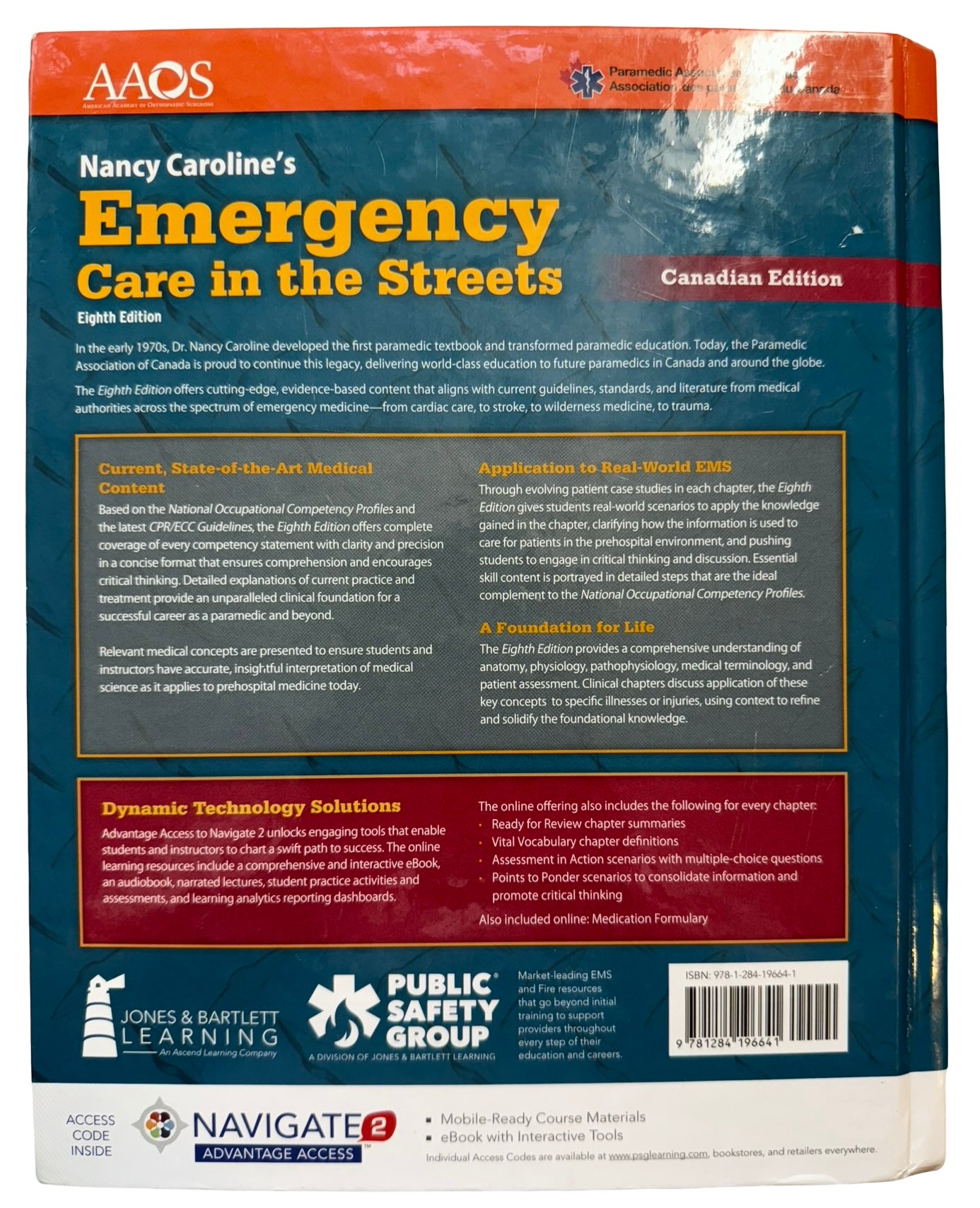Nancy Caroline’s Emergency Care in the Streets 8th edition
