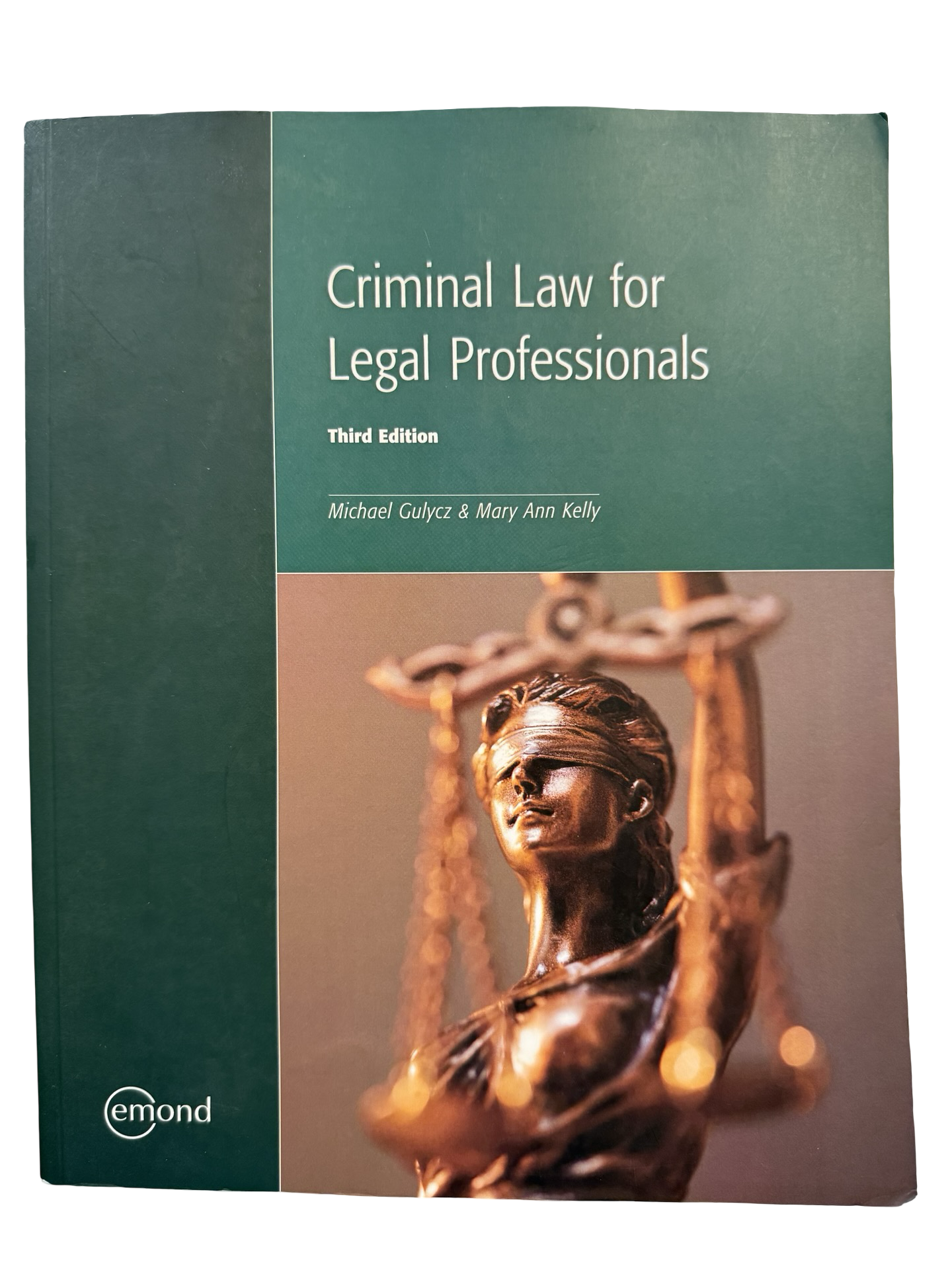 Criminal law for Legal Professionals Third Edition