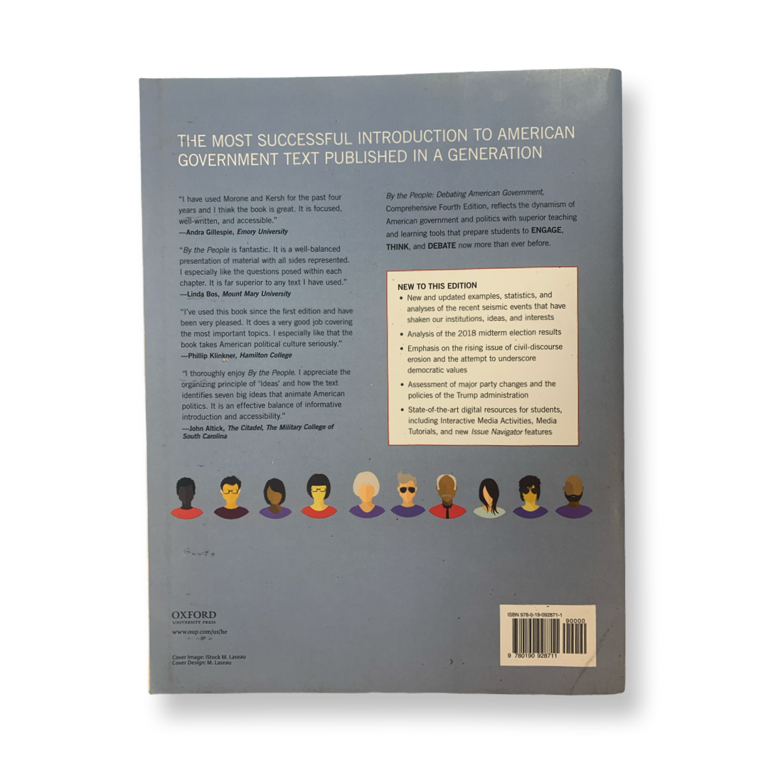 By the People Debating American Govern Fourth Edition