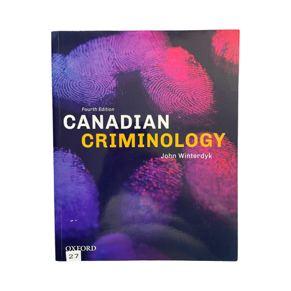 Canadian Criminology Fourth edition