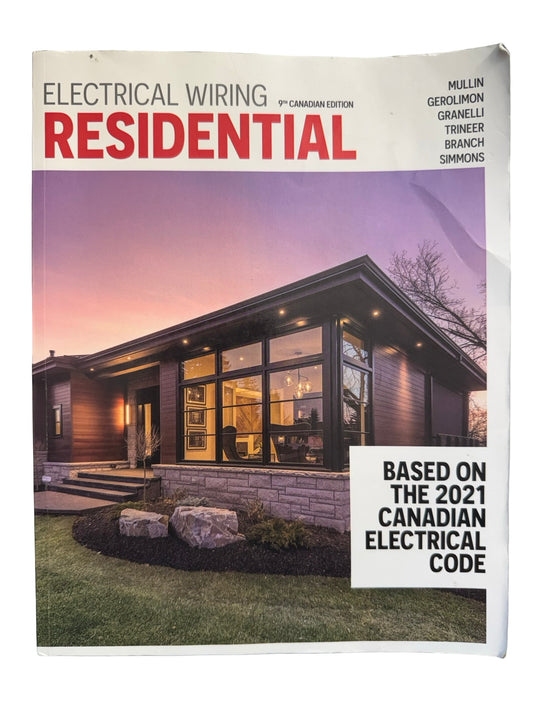 ELECTRICAL WIRING RESIDENTIAL 9th CANADIAN EDITION