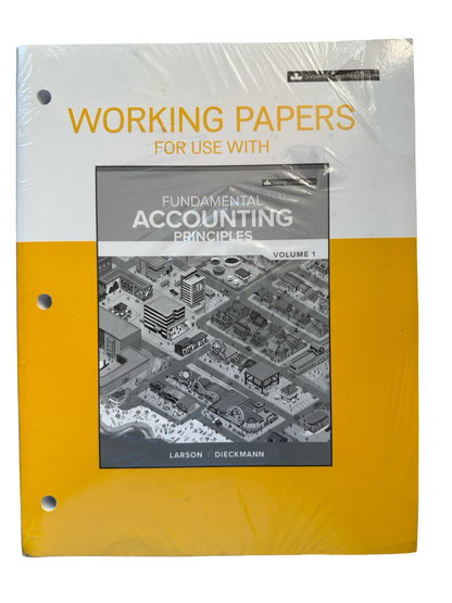 Fundamental Accounting Principles Vol1 with workbook and Connect