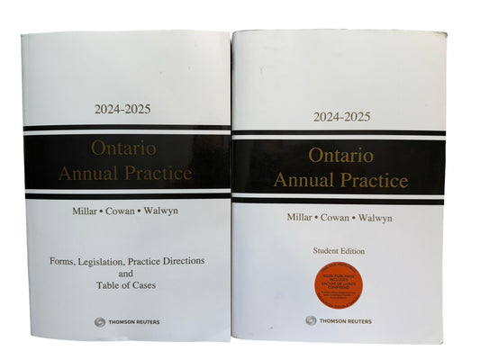 Ontario Annual Practice 2024-2025