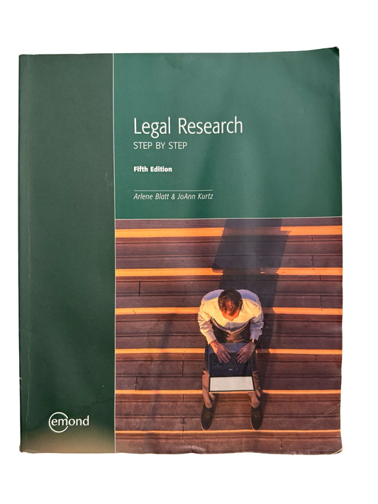 Legal Research Step by step
