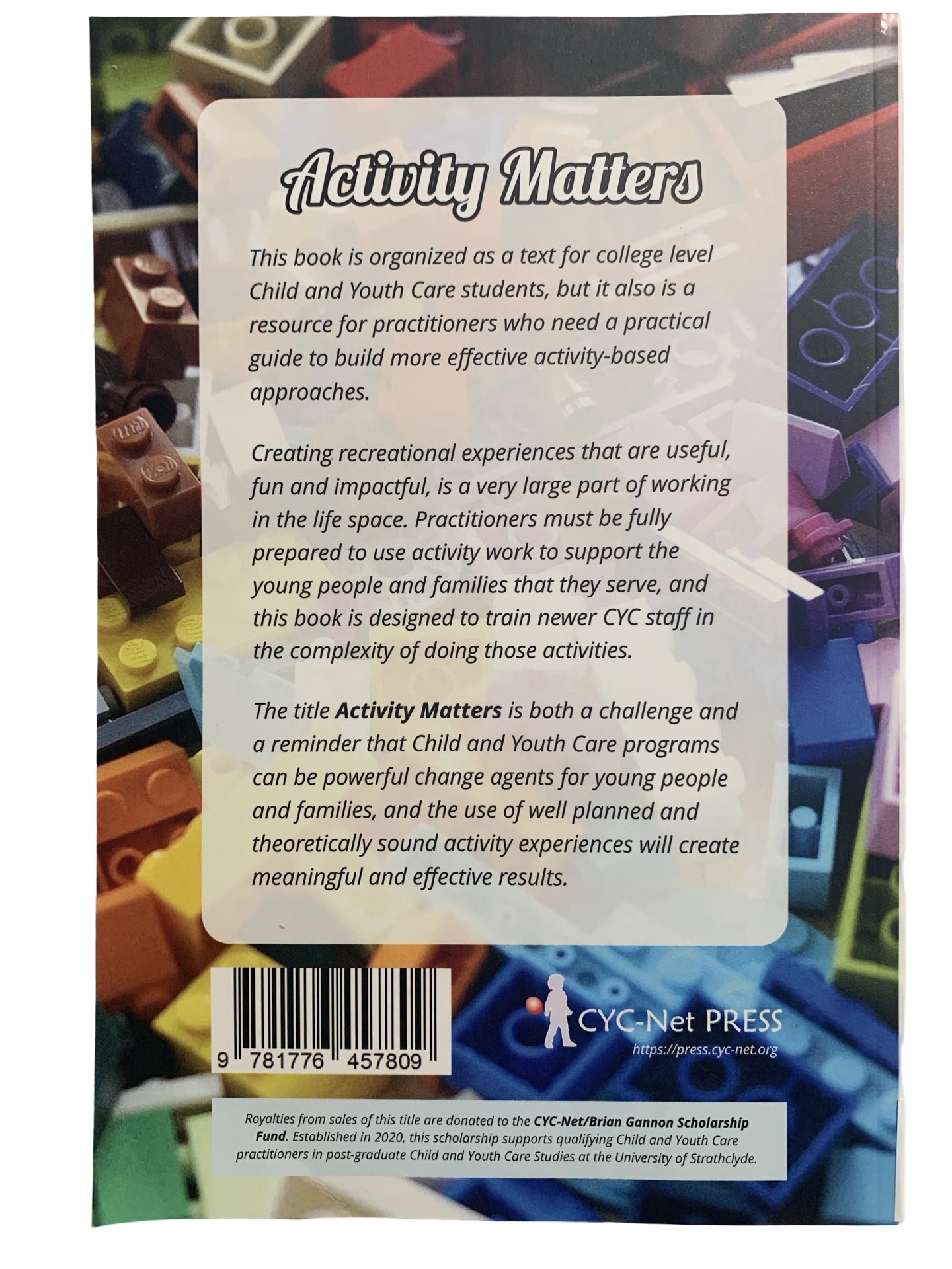 Activity Matters using activities to build connections in Child and youth care