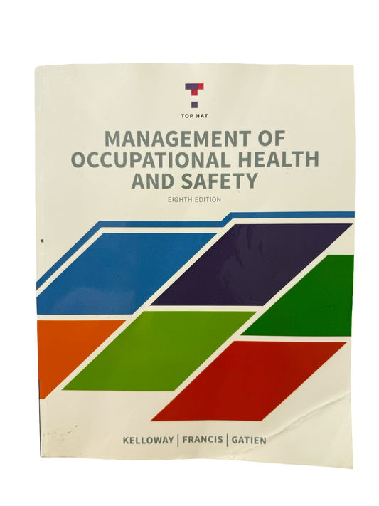Management of Occupational Health and Safety 8th cad ed
