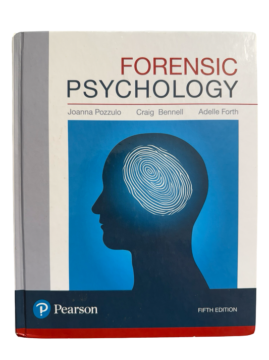 FORENSIC PSYCHOLOGY FIFTH EDITION