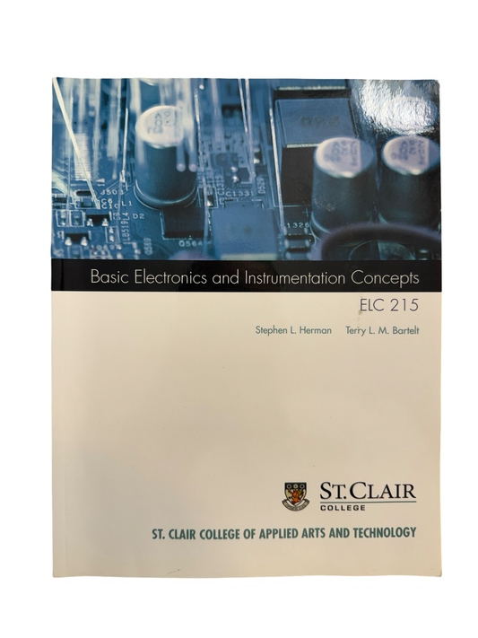 Basic Electronics and Instrumentation Concepts St Clair College edition