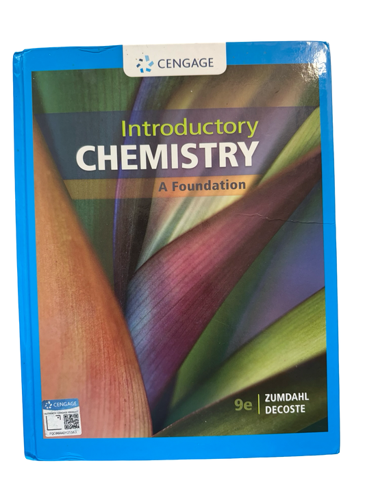Introductory Chemistry A foundation