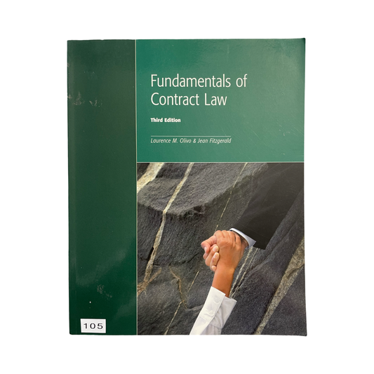 Fundamentals of Contract Law Third Edition