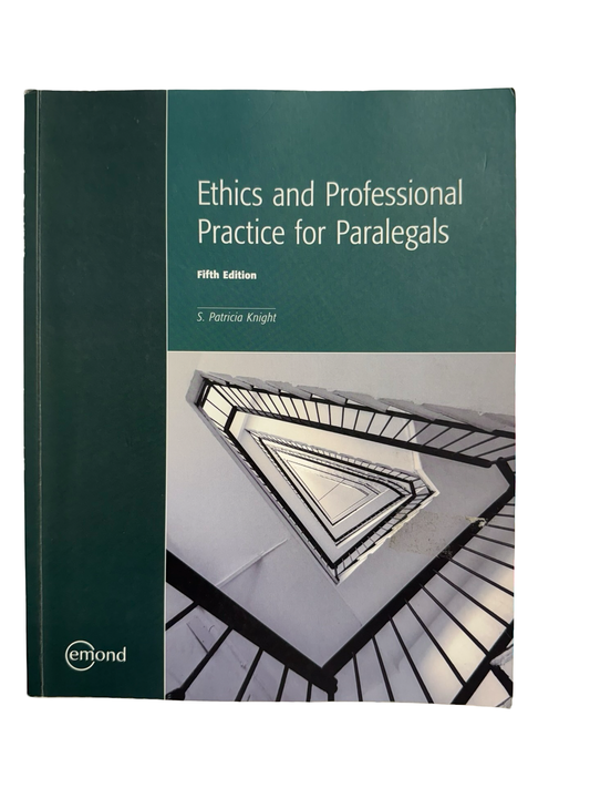 Ethics and Professional Practice for Paralegals