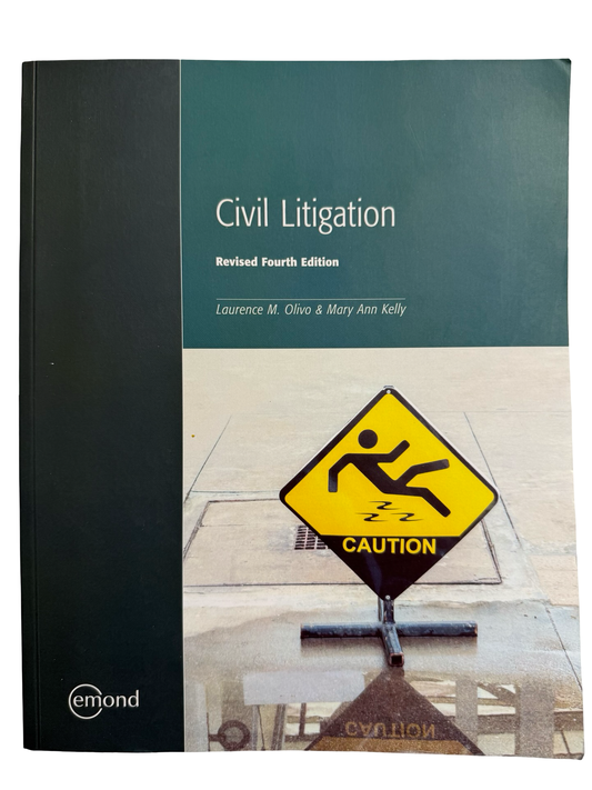 Civil Litigation Revised Fourth Edition