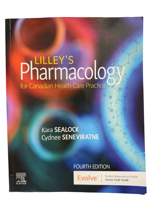 Pharmacology for Canadian Health Care Practice 4th ed