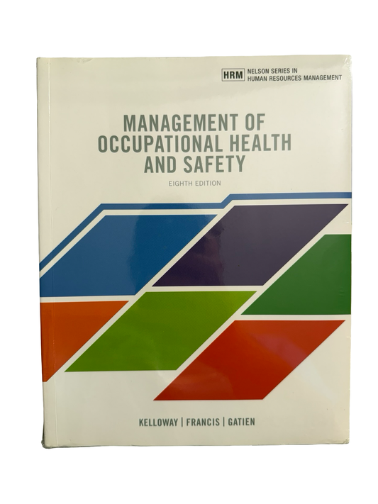 Management of Occupational Health and Safety 8th ed