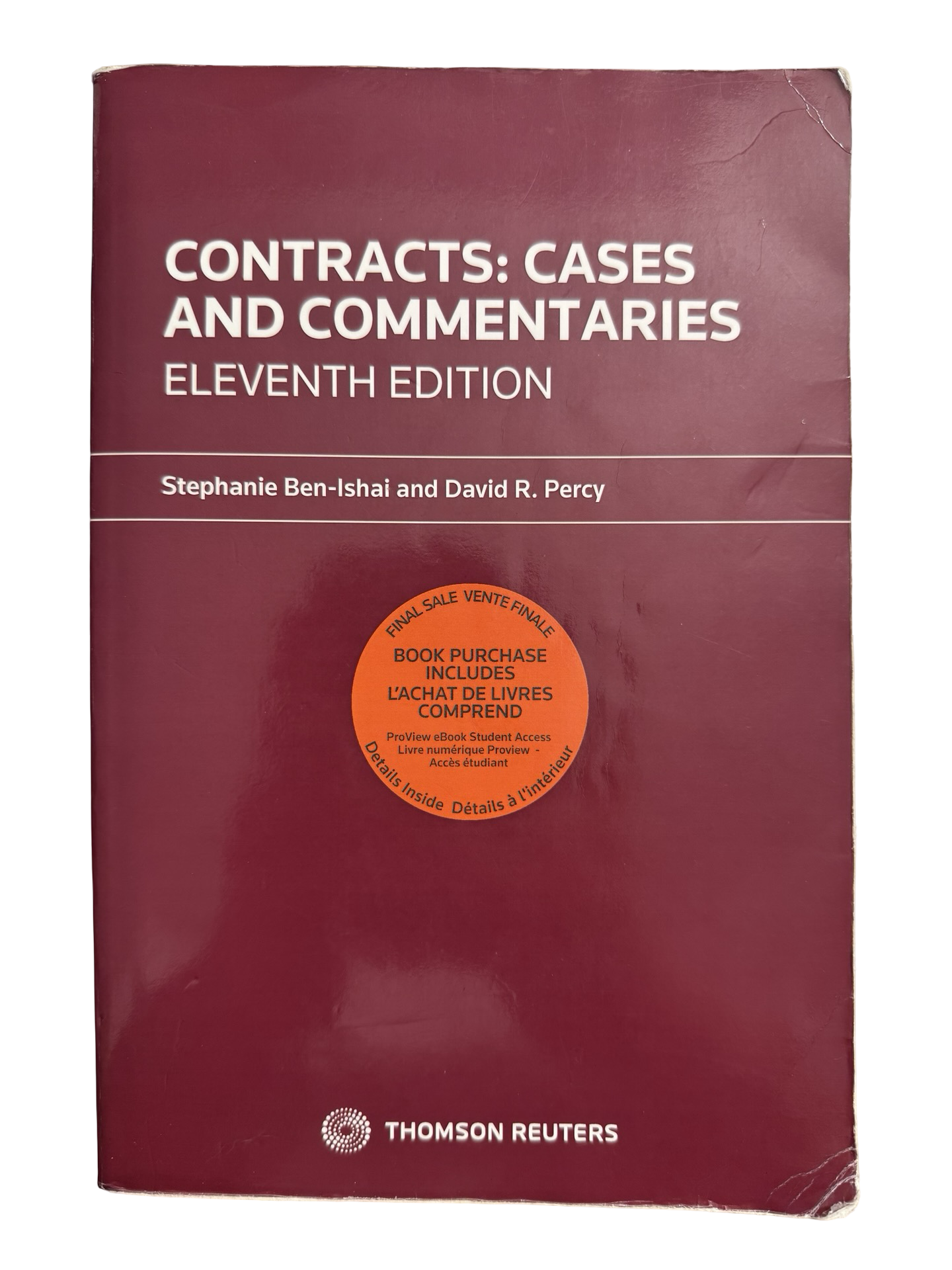 CONTRACTS: CASES AND COMMENTARIES ELEVENTH EDITION