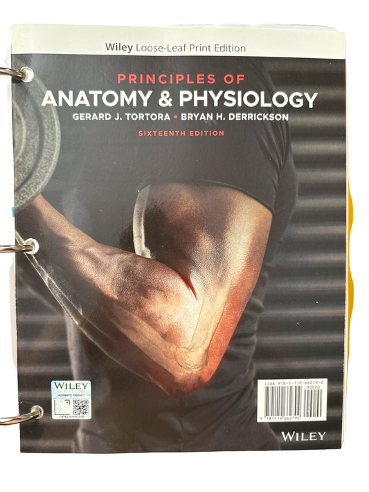 Principles of Anatomy and Physiology 16 th ed