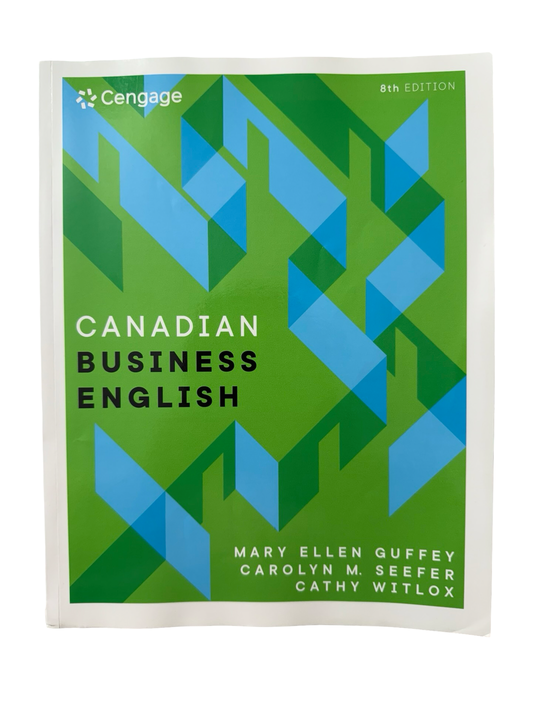 Canadian Business English 8th Edition