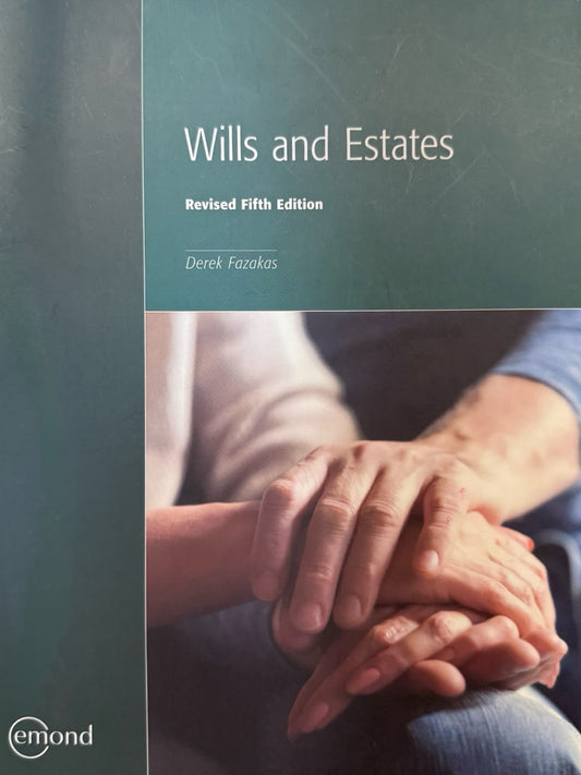 Wills and Estates Revised Fifth Edition