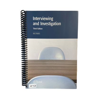 Interviewing and Investigation Third edition