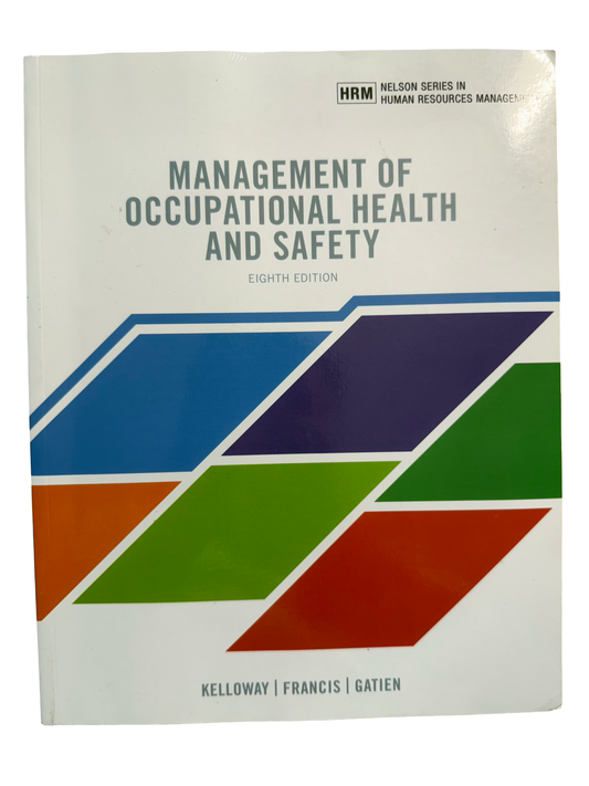 MANAGEMENT OF OCCUPATIONAL HEALTH AND SAFETY EIGHTH EDITION