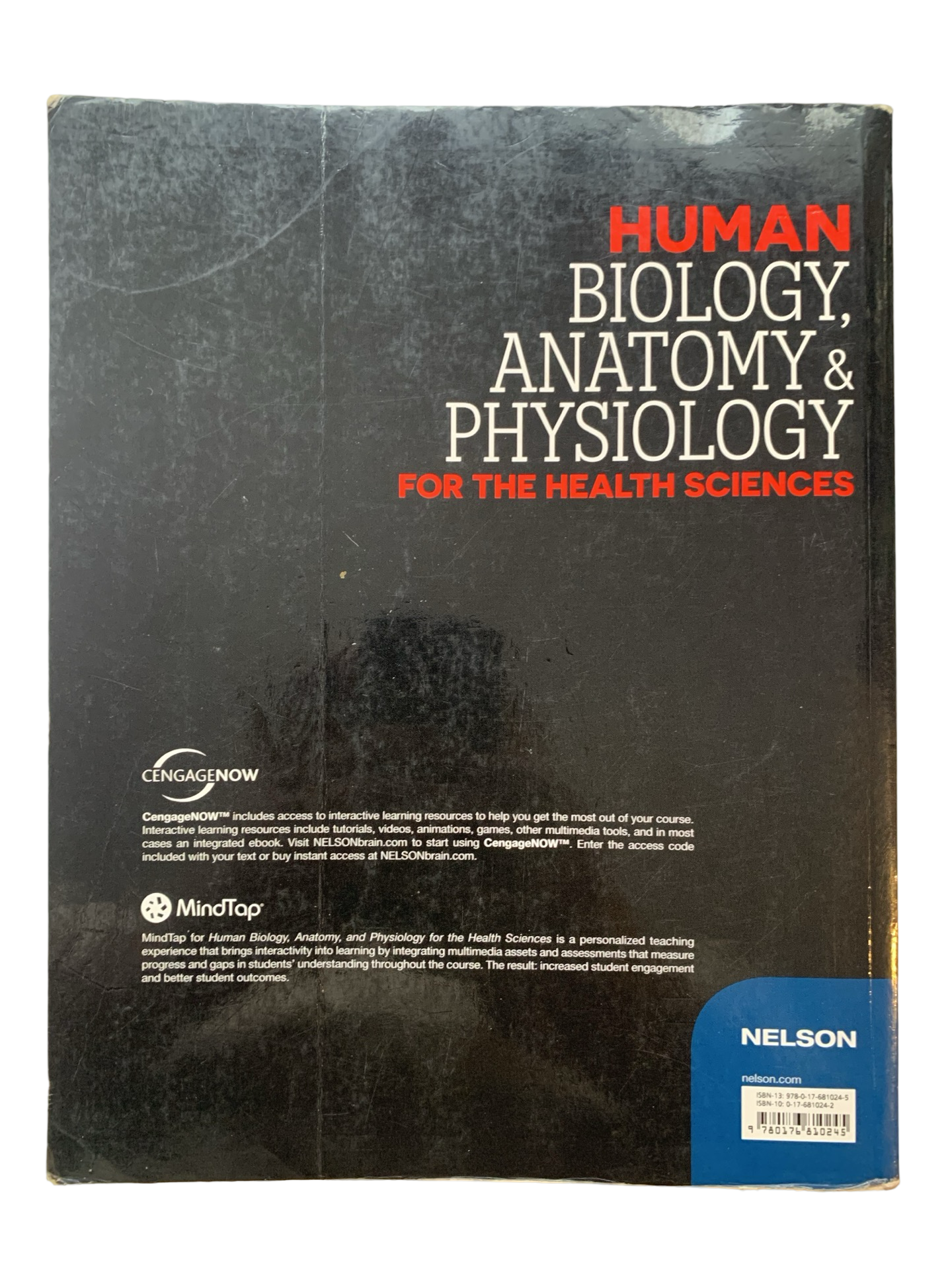 Human Biology anatomy and Physiology for the health Sciences