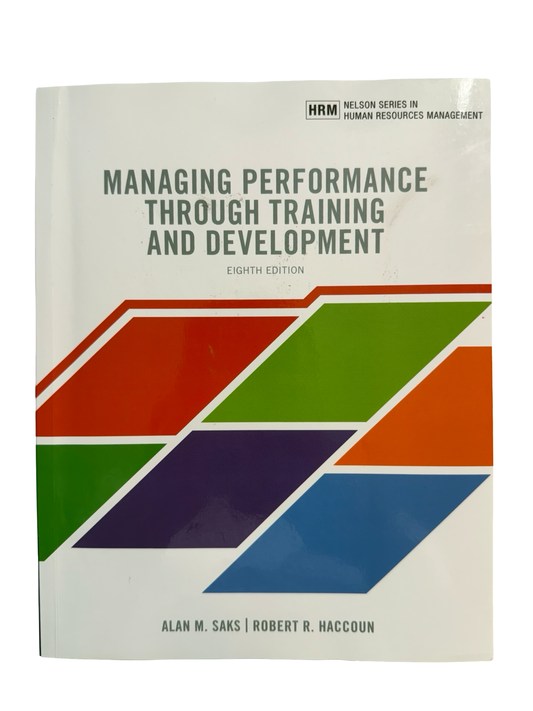 Managing Performanace Through Training and development