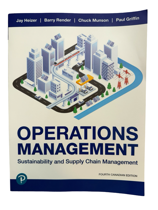 Operations Management Sustainability and supply chain Management