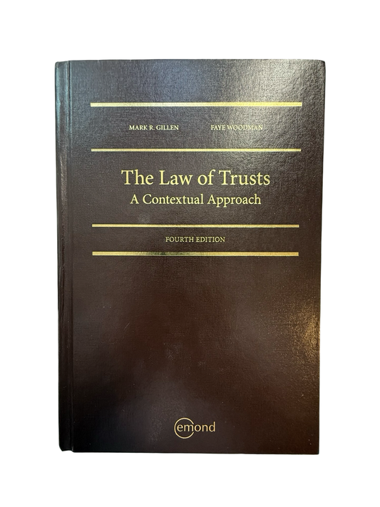 The Law Of Trusts A Contextual Approach 4 th ed