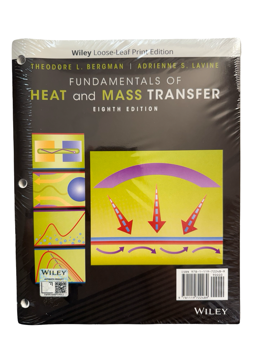 FUNDAMENTALS of HEAT and MASS TRANSFER EIGHTH EDITION