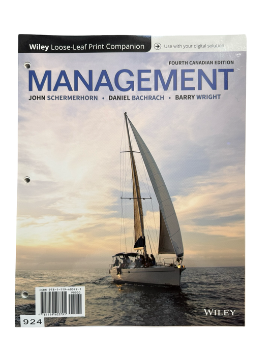 Management 4th Canadian Edition