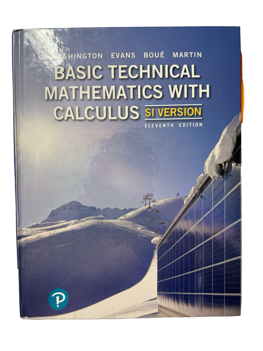 Basic Technical Mathematics SI version 11 th ed