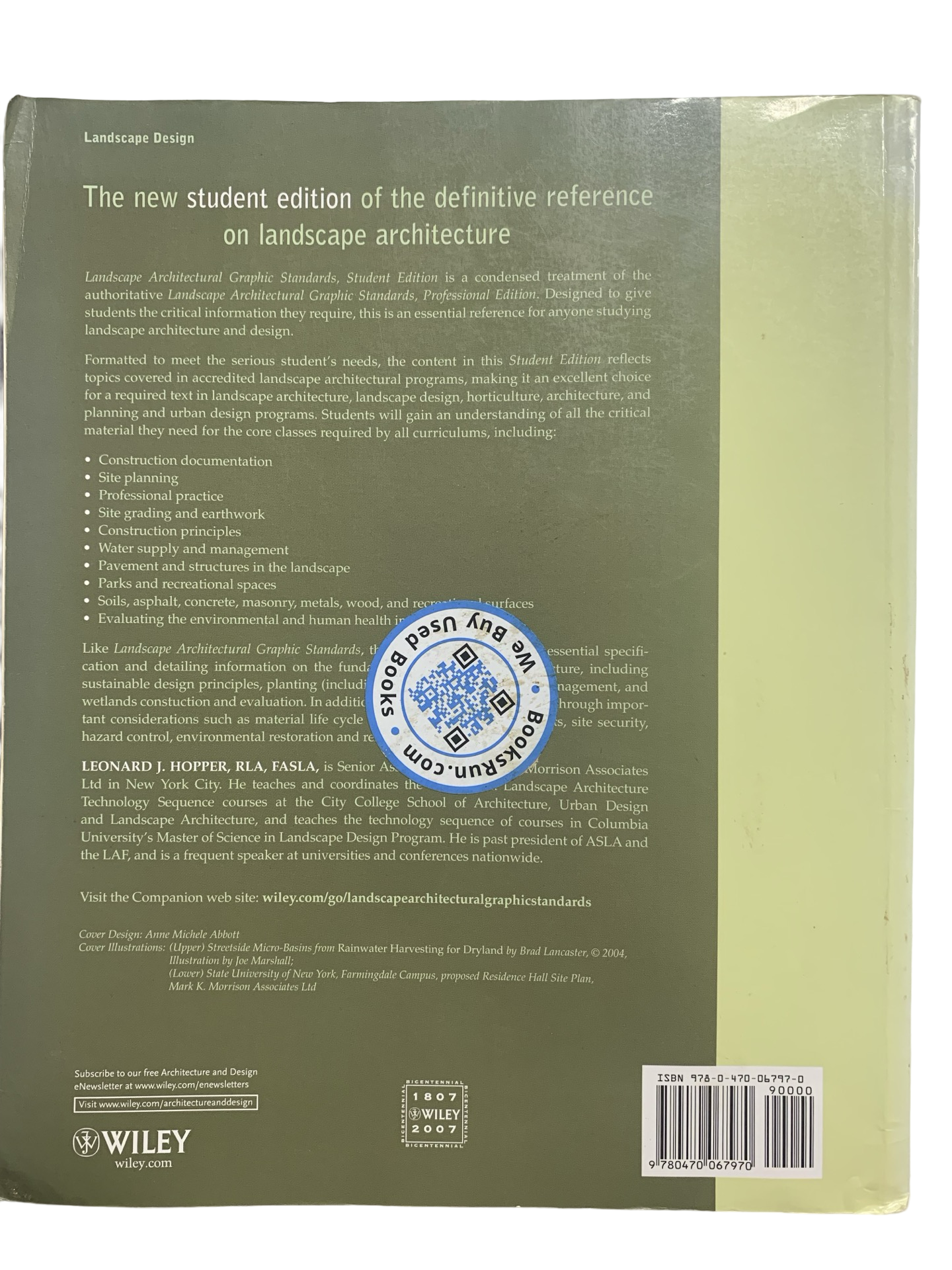 Landscape Architectural Graphics Standards (student edition )