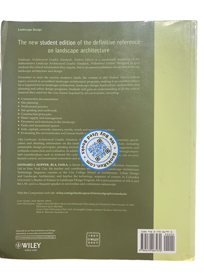 Landscape Architectural Graphics Standards (student edition )
