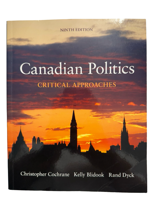 Canadian Politics Critical Approaches