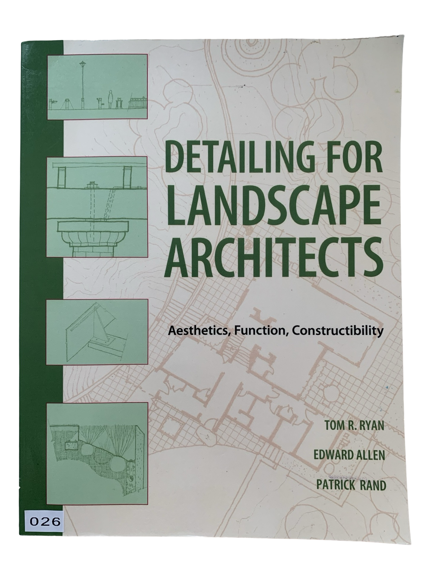 Detailing for Landscape Architects