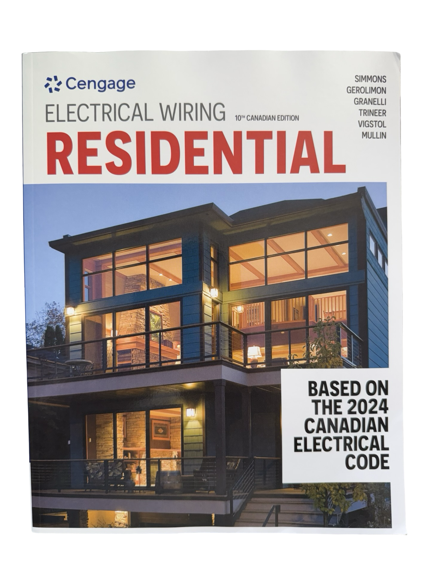 Cengage ELECTRICAL WIRING RESIDENTIAL 10th CANADIAN EDITION