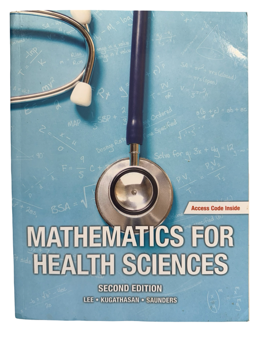Mathematics for Health Sciences