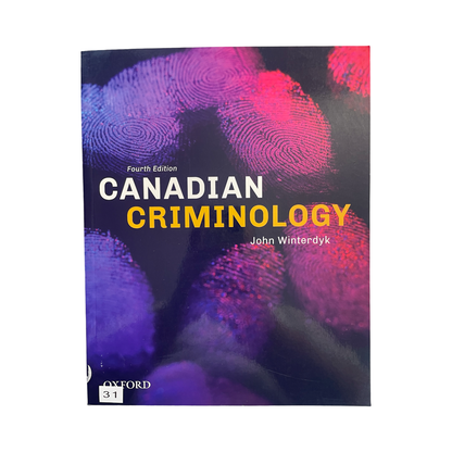 Canadian criminology Fourth Edition