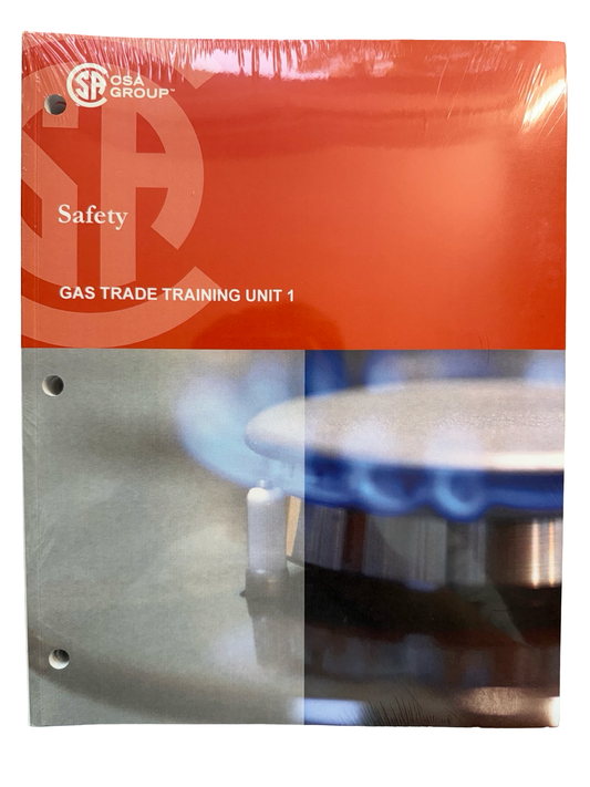 Safety GAS TRADE TRAINING UNIT 1