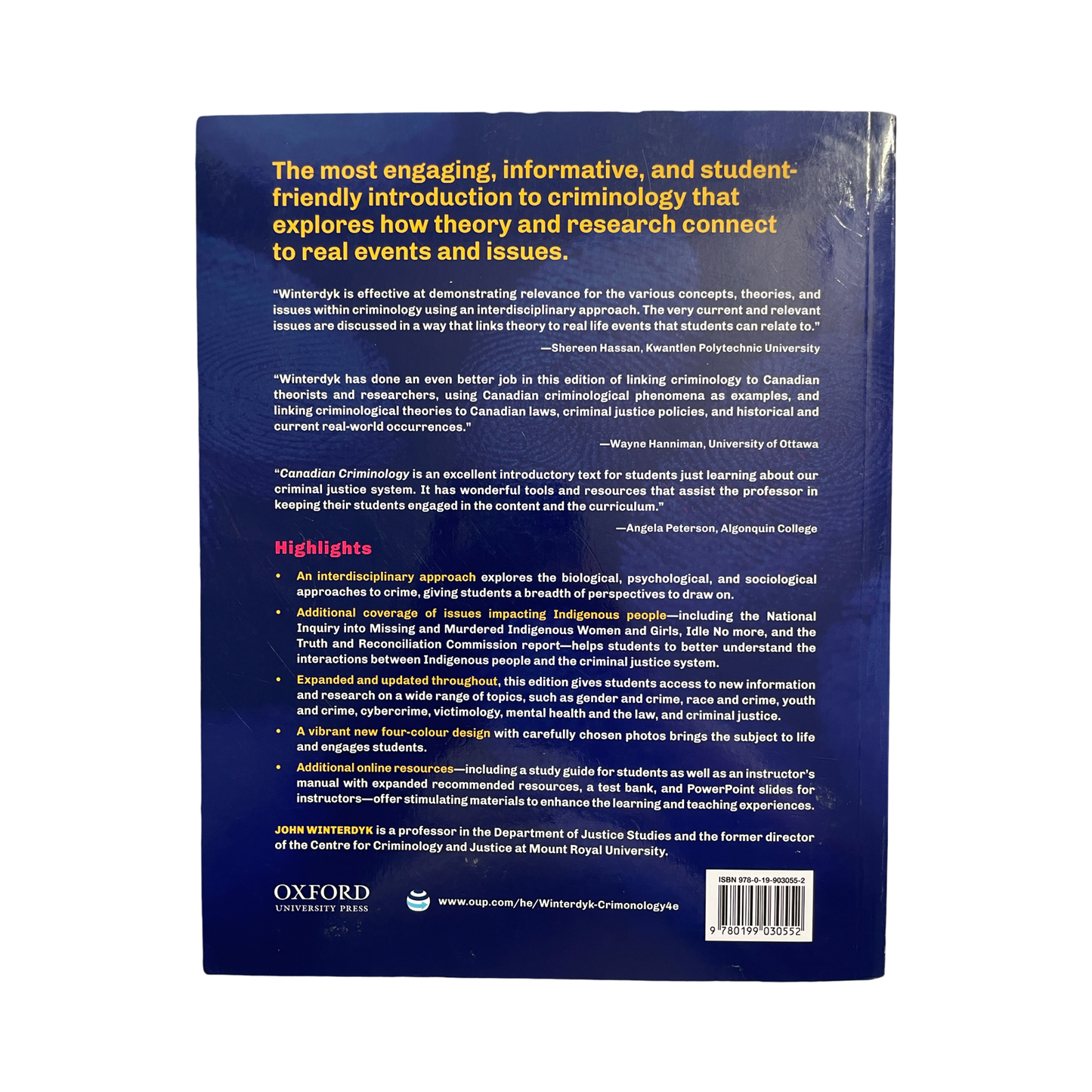 Canadian Criminology Fourth edition